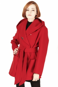 Женское пальто - Арт: 248 red - Размеры: 42-44 46-48 50-52 54-56