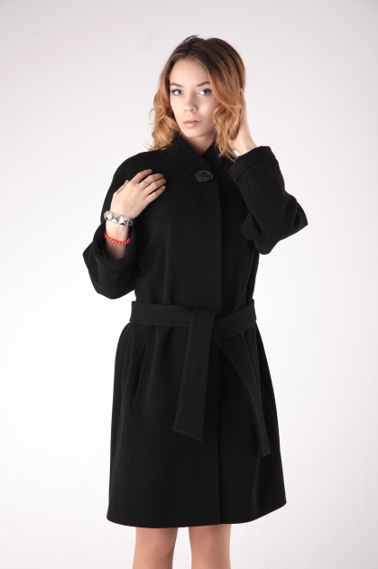 Женское пальто - Арт: 264 чёрный - Размеры: 48 50