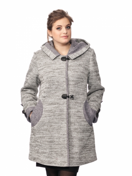 Женское пальто - Арт: 226 beige - Размеры: 50 52 54 56 58